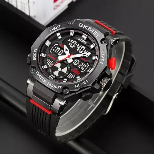 Skmei – 2223 – S-shock Sport Watch – Red Black